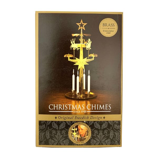 Christmas Chimes Original Swedish Design | Brass