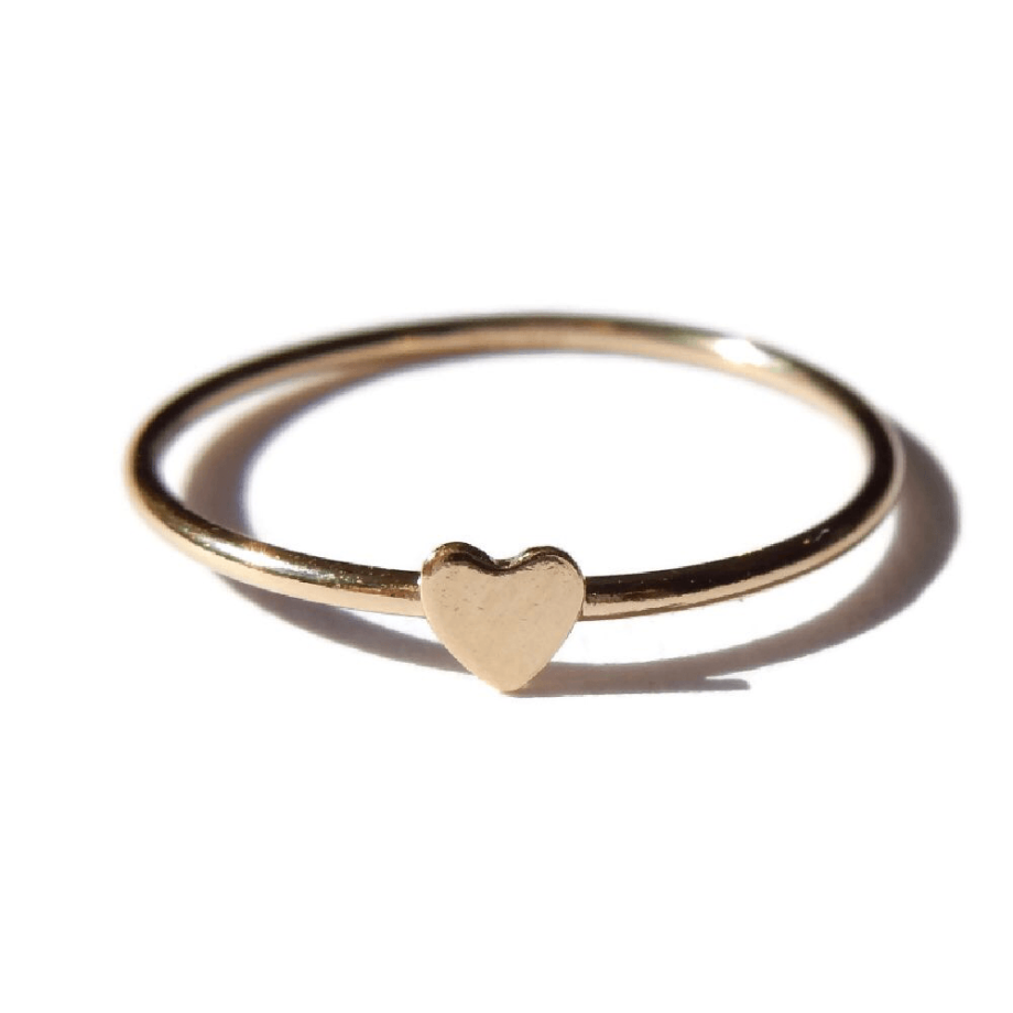 Gnoes | Ring hartje gold filled