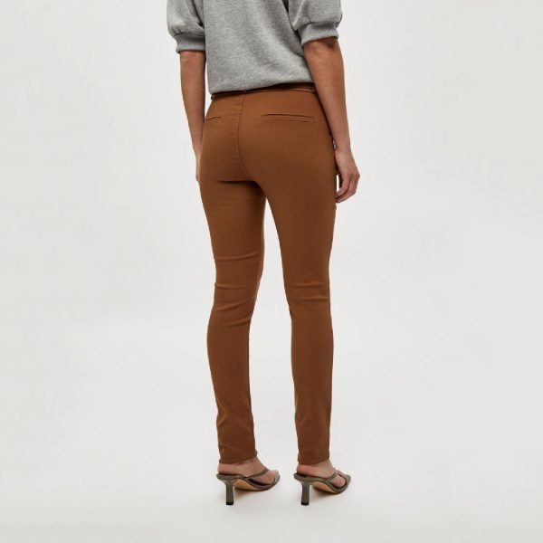 Long Walnut Brown Carma Pants | Minus