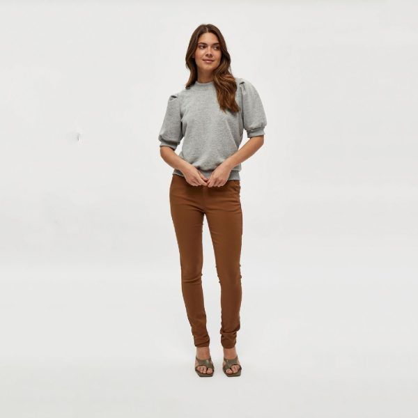 Long Walnut Brown Carma Pants | Minus