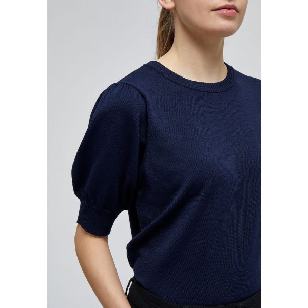 Liva Knit Tee D.Blue | Minus