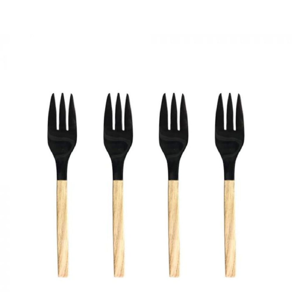 Gebaksvorkje Hoorn Ella Set van 4 | Earthware