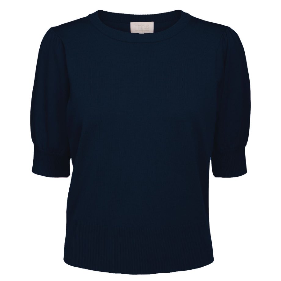 Liva Knit Tee D.Blue | Minus