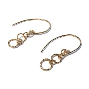 Oorringen gold filled twisted rings | Gnoes