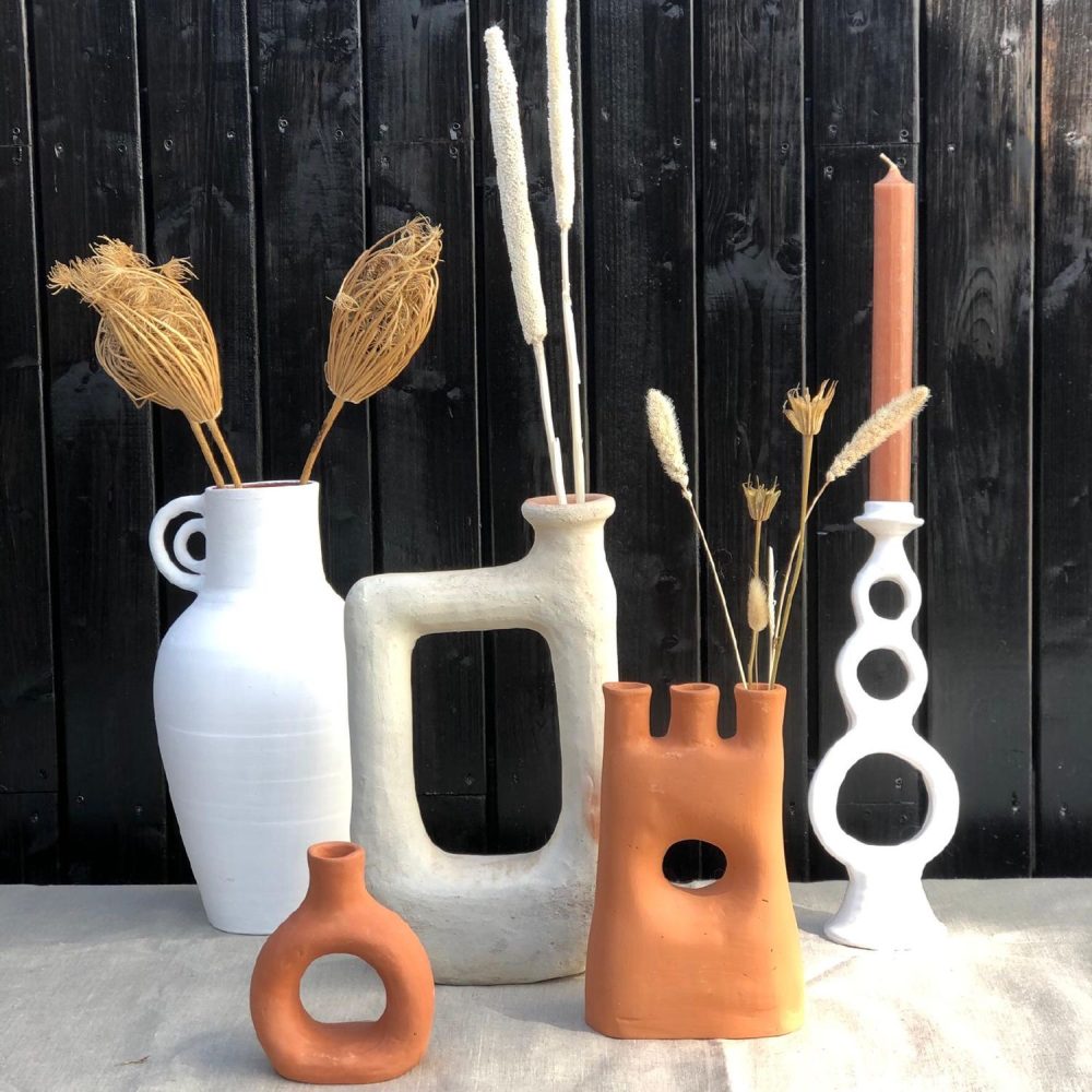 Tamegroute Natural Vase 3-Arm | Household Hardware