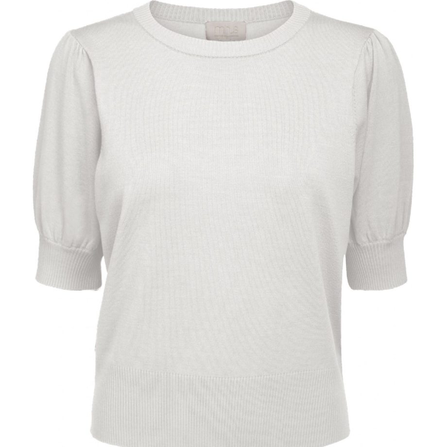 Liva Knit Tee Broken White | Minus