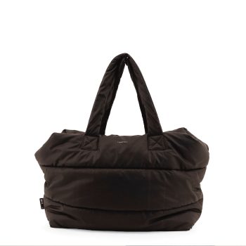 Black Camill Big Puffy Weekend Bag | Tinne+Mia