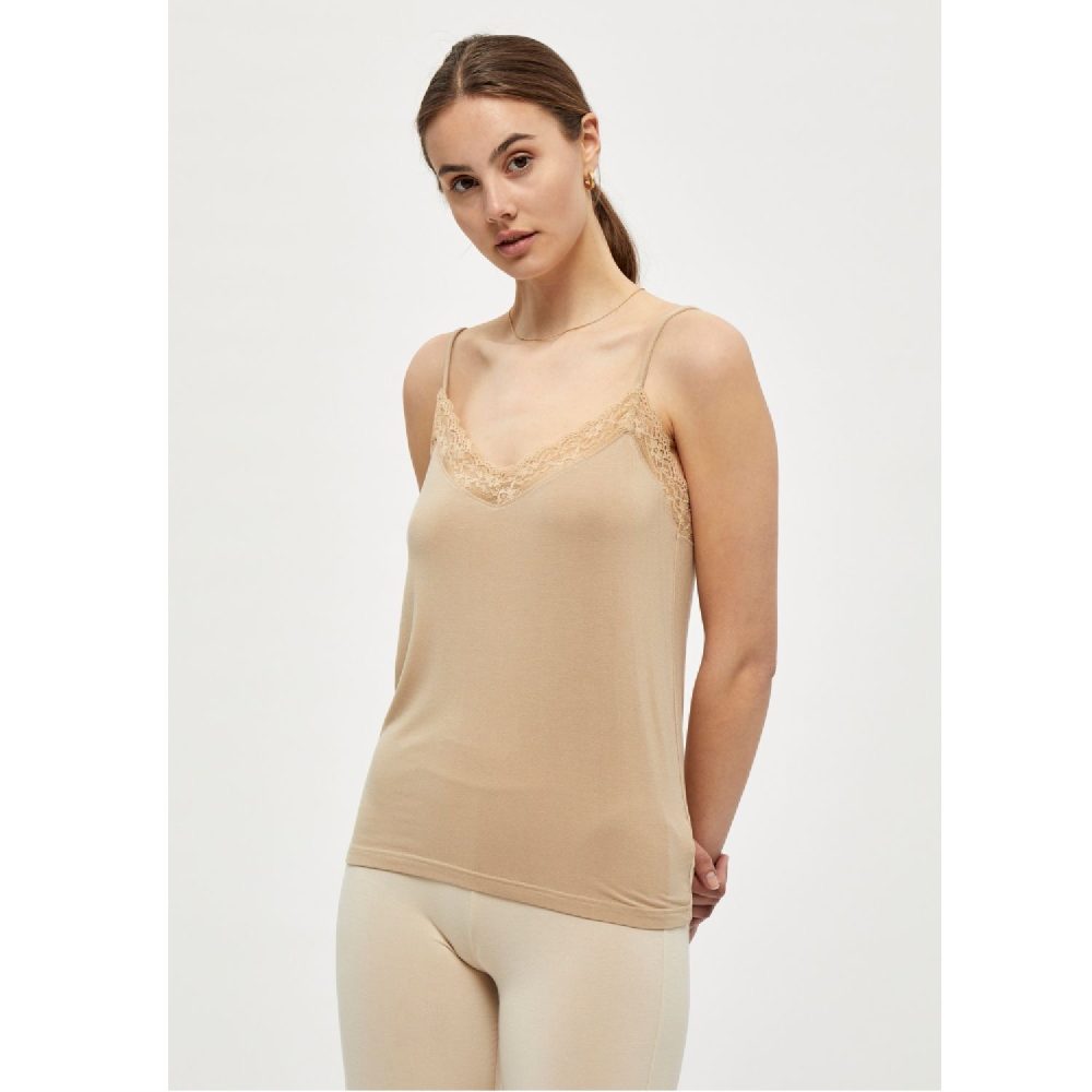 Rosalinda Top Sandshell | Minus