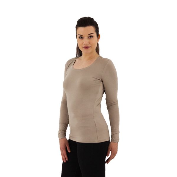 Longsleeve Taupe | Royal Bamboo - Afbeelding 3