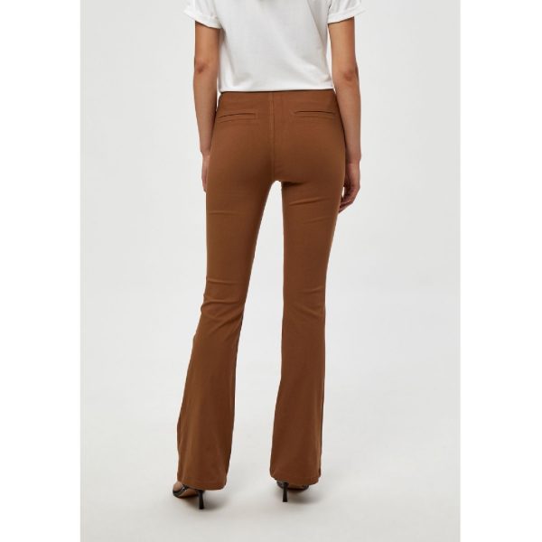 Walnut Brown Carma Flared Pants | Minus