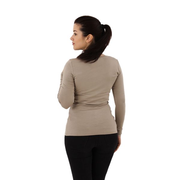 Longsleeve Taupe | Royal Bamboo - Afbeelding 4