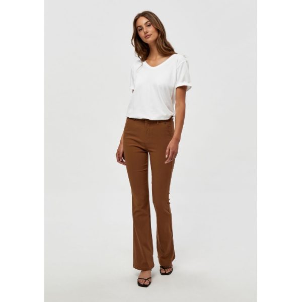 Walnut Brown Carma Flared Pants | Minus