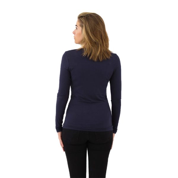 Longsleeve Navy | Royal Bamboo - Afbeelding 4