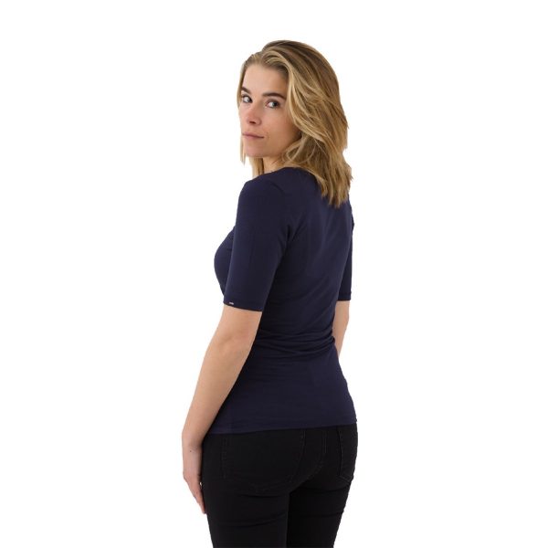 Shortsleeve Navy | Royal Bamboo - Afbeelding 4