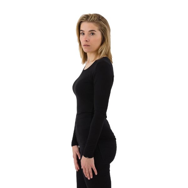 Longsleeve Zwart | Royal Bamboo - Afbeelding 4