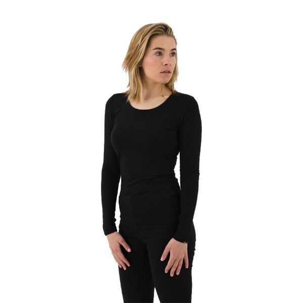 Longsleeve Zwart | Royal Bamboo - Afbeelding 3