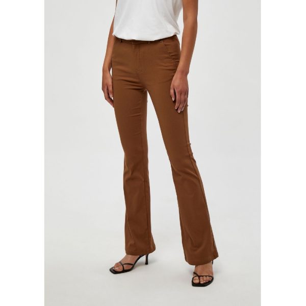 Walnut Brown Carma Flared Pants | Minus