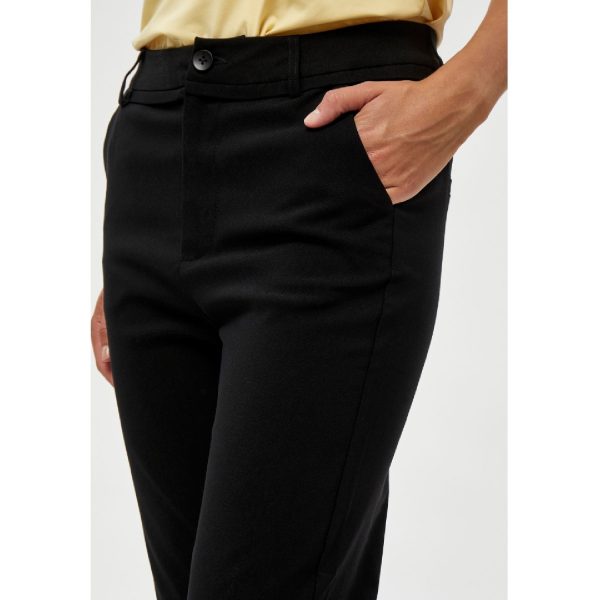 Flared Black Carma Pants | Minus