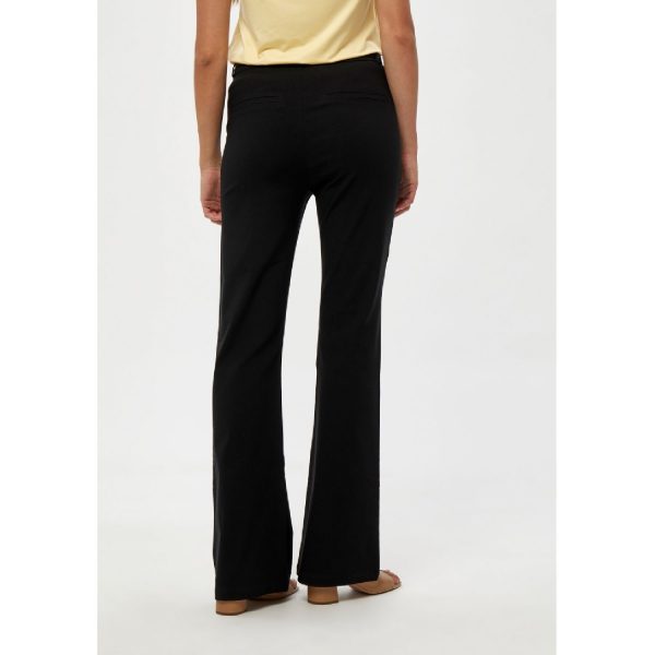 Flared Black Carma Pants | Minus