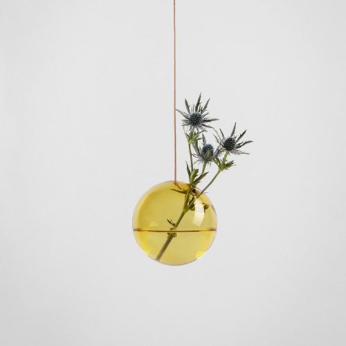 Hanging Flower Bubble Medium Yellow | Studio About