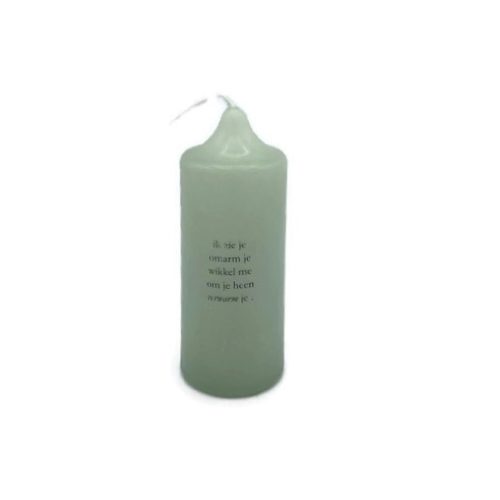 Mint Green Hold Me Kaars | Roosmarijn Knijnenburg