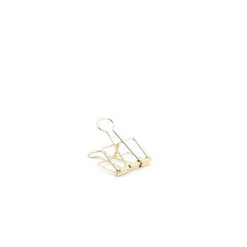 Binderclip goud