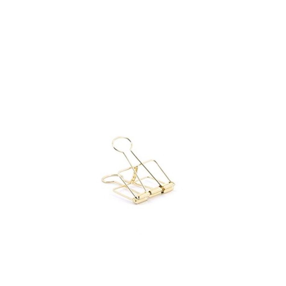 Binderclip goud