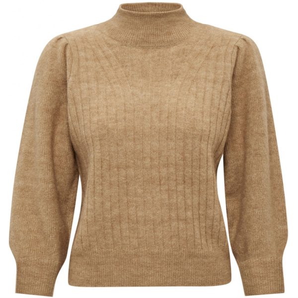 Warm Sand Melange Dita Knit Pullover | Minus