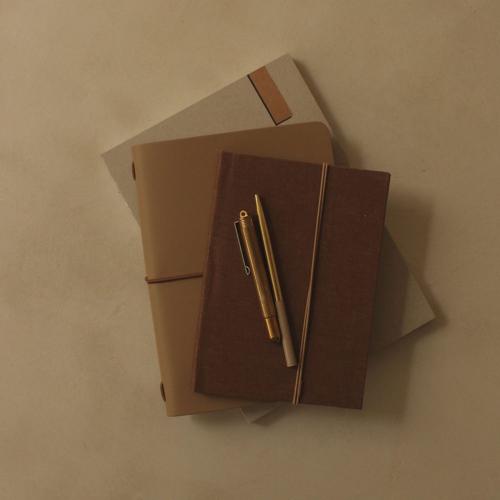Birch Notebook M Vegan Leather | Monk&Anna