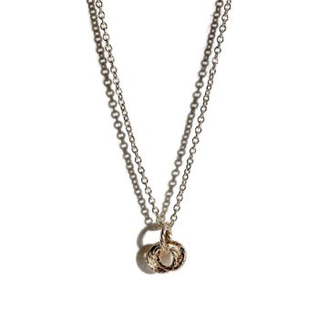 Necklace sparkling Love Knot gold filled | Gnoes