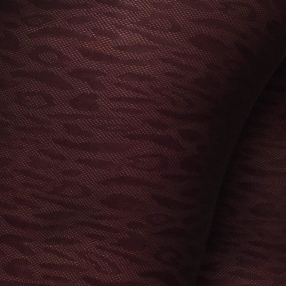 Emma Leopard Dark Brown | Swedish Stockings