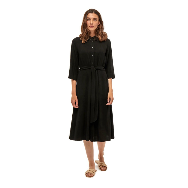 Djanet Dress Black | Peppercorn
