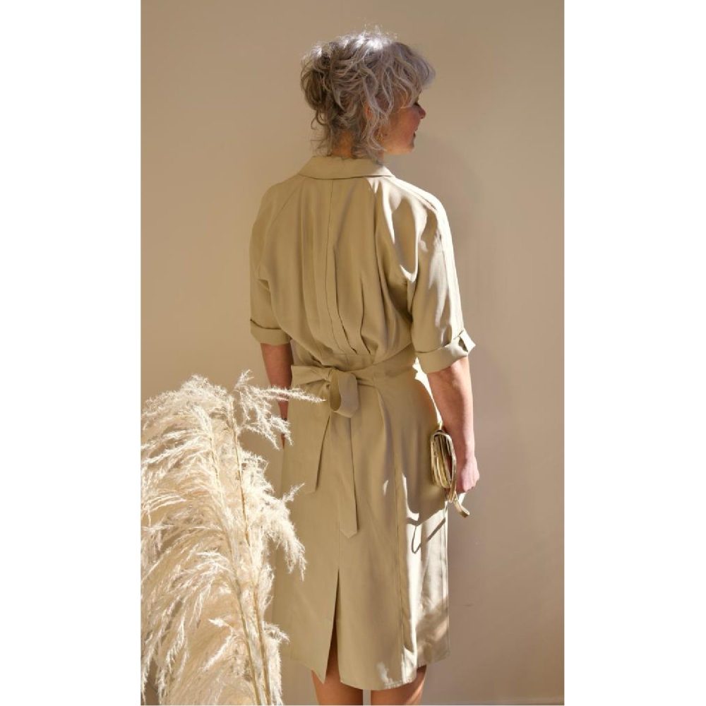 Sophie Dress Feather Gray | Minus