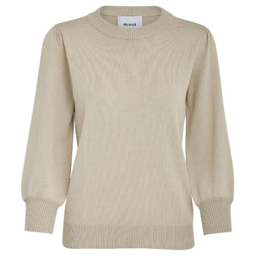 Feather Gray Mersin knit tee Melange | Minus