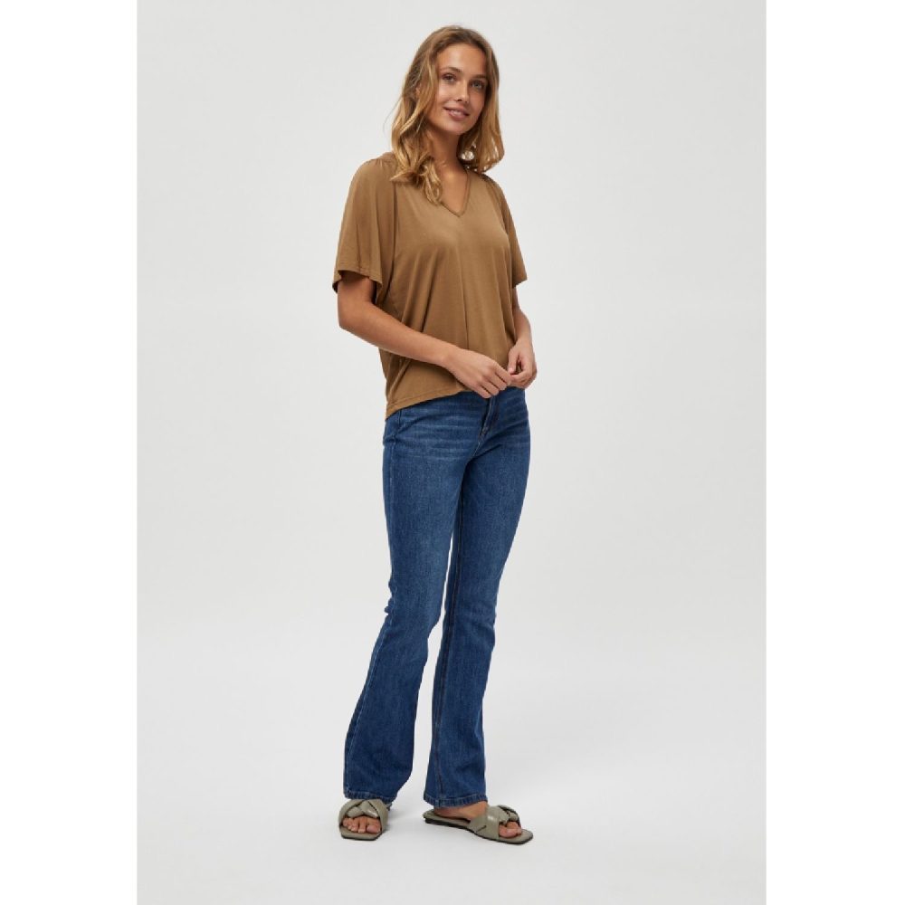 Rosalinda Smock Tee Brown I Peppercorn