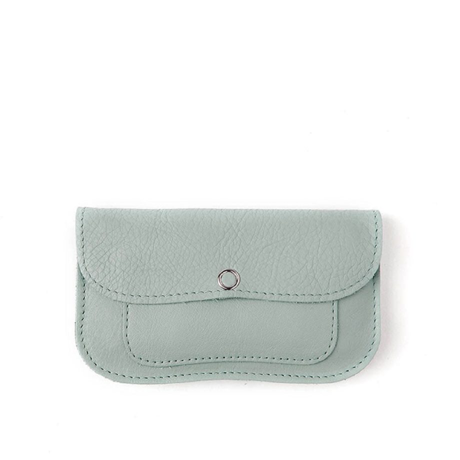 Cat Chase Small Portemonnee Dusty Green | Keecie