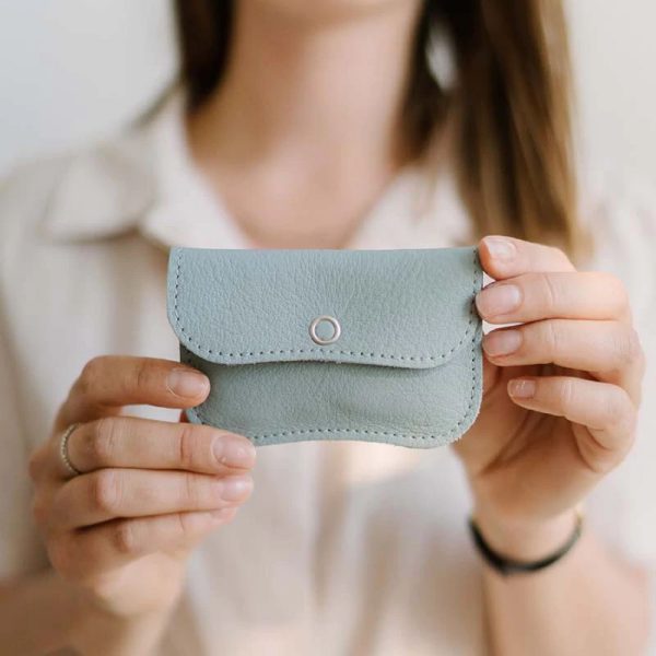 Mini Me Pasjeshouder Dusty Green | Keecie