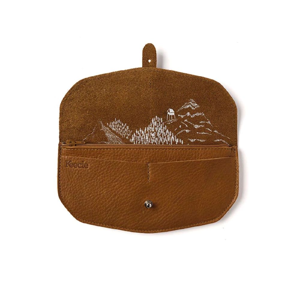 Move Mountains Portemonnee Cognac | Keecie