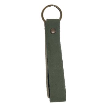 Sleutelhanger Rundleer Forest Green | Kram Kram