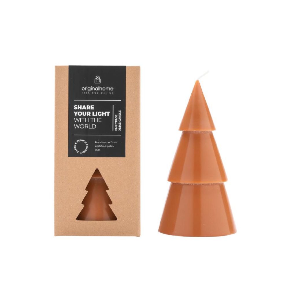 Kerstboomkaars Cognac L | Original Home