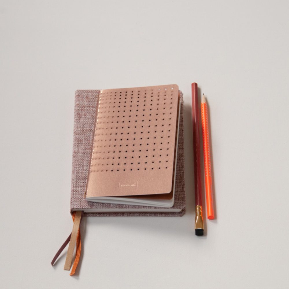 Notebook A6 Gridded Burgundy | Tinne+Mia