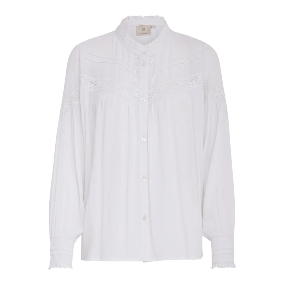 Fleur Shirt White | Peppercorn
