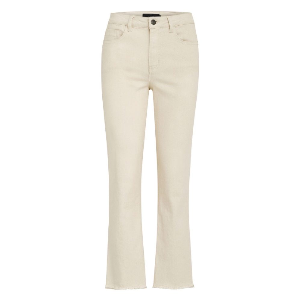 Fione Cropped Jeans - Seedpearl | Peppercorn