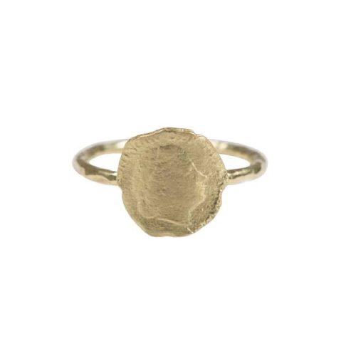 Ten Cent Ring Gold Plated | Betty Bogaers