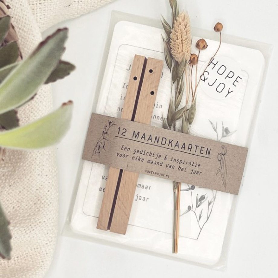 12 Maandkaarten | Hope & Joy