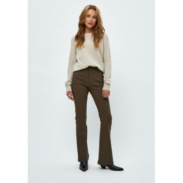 Carma Flared Pants Slate Brown | Minus - Afbeelding 3