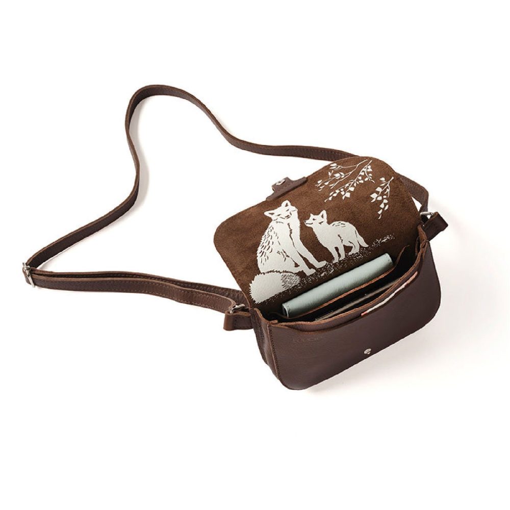 Crossbody Little Fox Dark Brown | Keecie