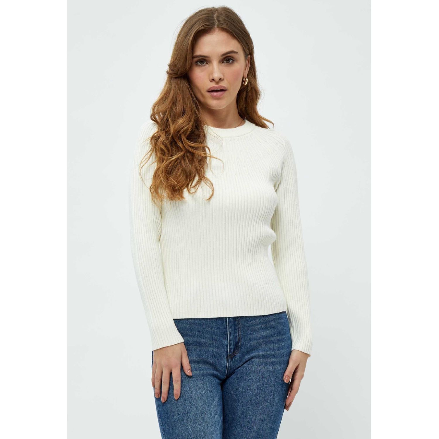 Rosalia O-neck Pullover | Peppercorn