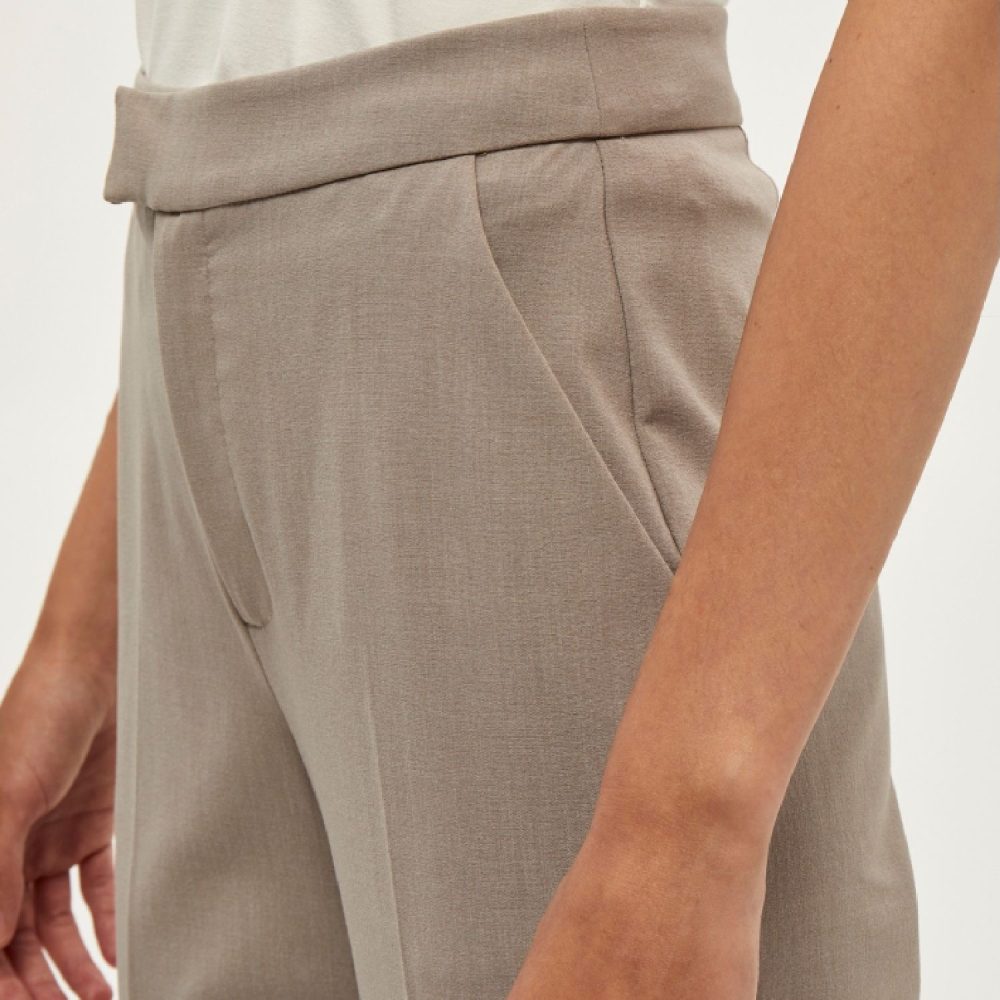 Diana Pants Crokery Beige I Peppercorn