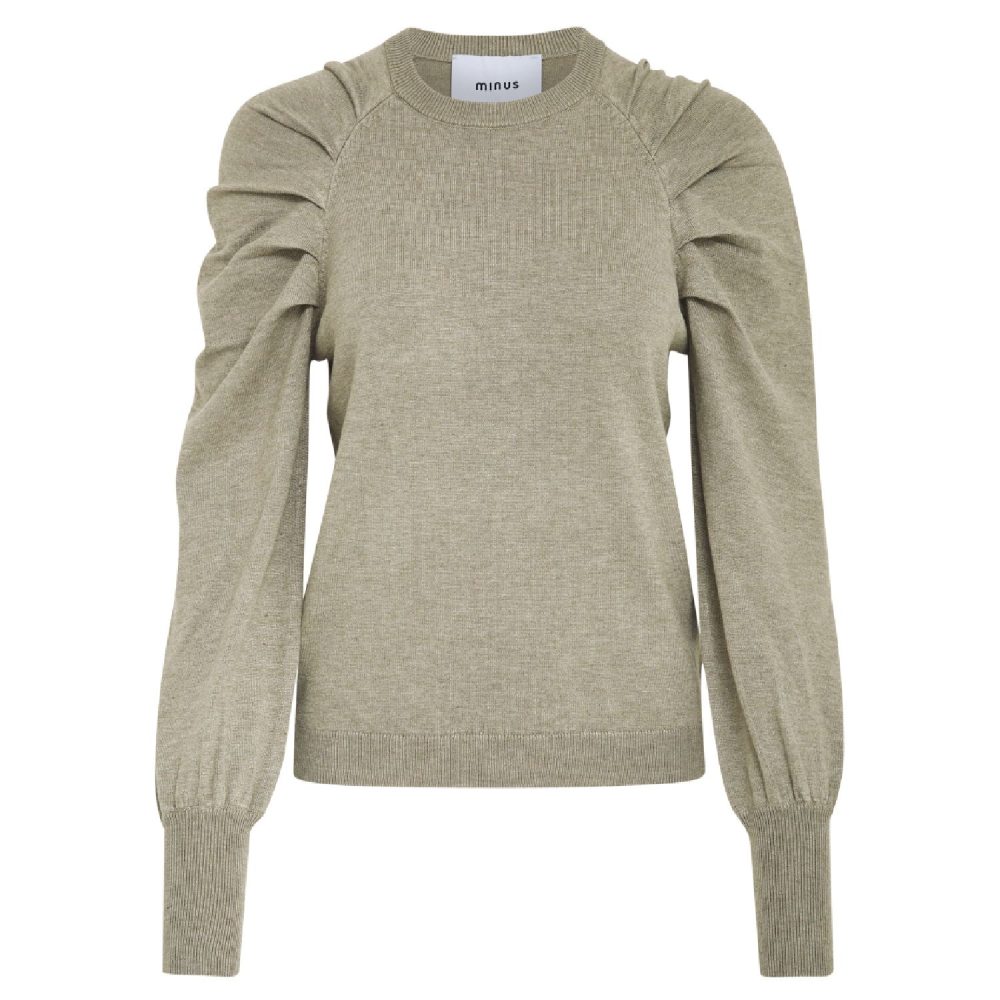 Scarlet Knit Pullover Wood Smoke | Minus